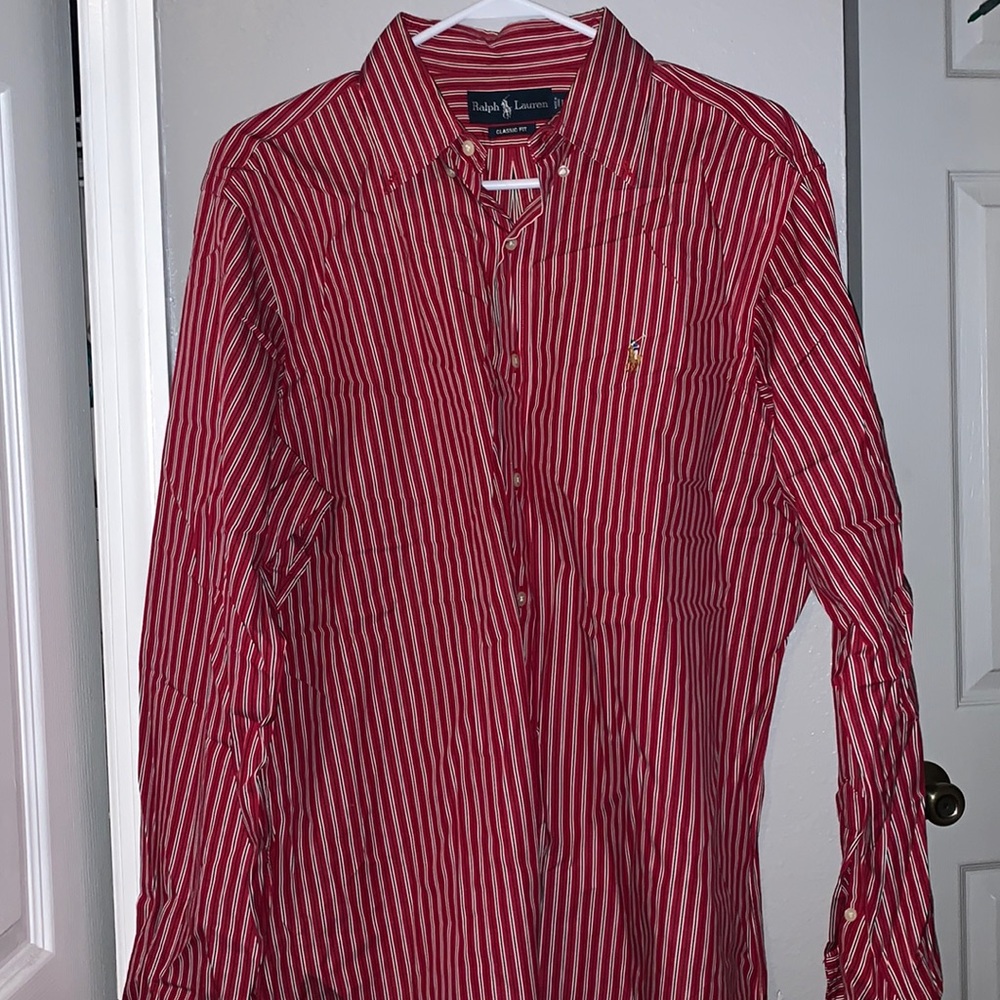 Polo dress shirt classic fit